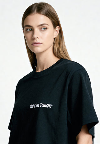 T-shirt Loose Fit "You & Me Tonight"