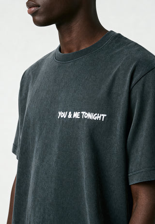 T-shirt Loose Fit "You & Me Tonight"