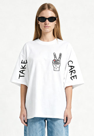 T-shirt Oversize "Take Care"