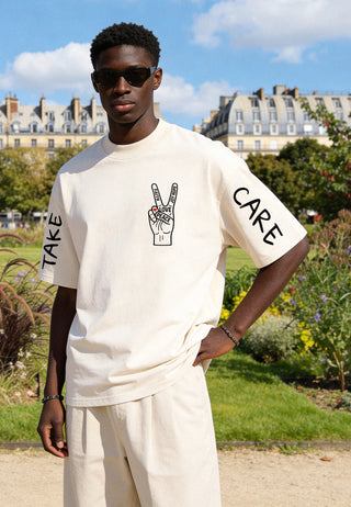 T-shirt Oversize "Take Care"