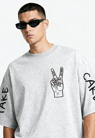 T-shirt Oversize "Take Care"