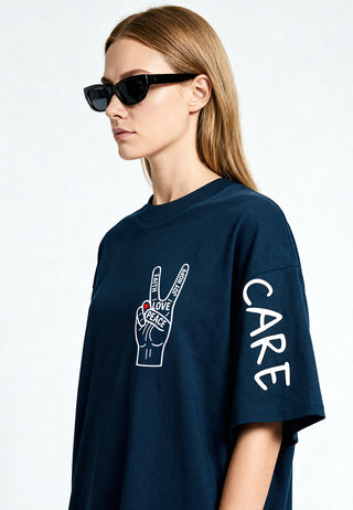 T-shirt Oversize "Take Care"
