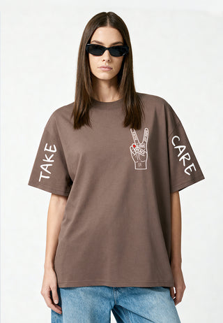 T-shirt Oversize "Take Care"