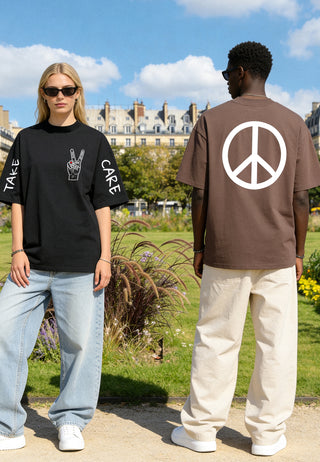 T-shirt Oversize "Take Care"