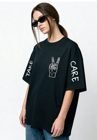 T-shirt Oversize "Take Care"