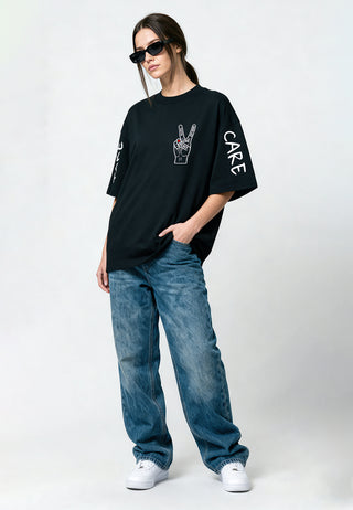 T-shirt Oversize "Take Care"