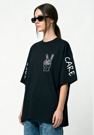 T-shirt Oversize "Take Care"