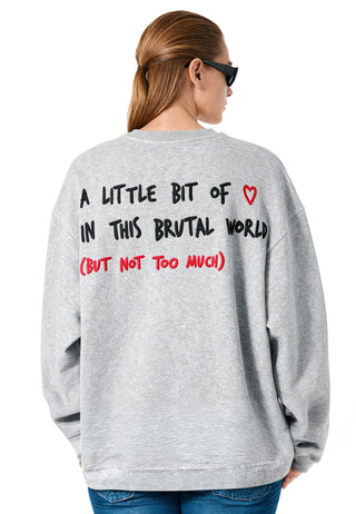 Sweatshirt Oversize Brodé "Brutal"