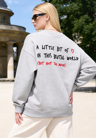 Sweatshirt Oversize Brodé "Brutal"