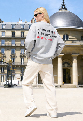 Sweatshirt Oversize Brodé "Brutal"