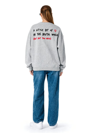 Sweatshirt Oversize Brodé "Brutal"