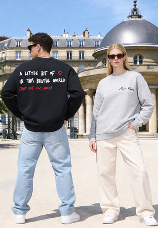 Sweatshirt Oversize Brodé "Brutal"