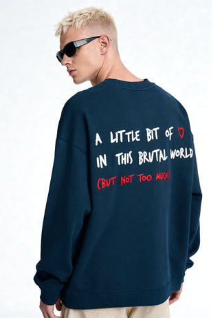 Sweatshirt Oversize Brodé "Brutal"