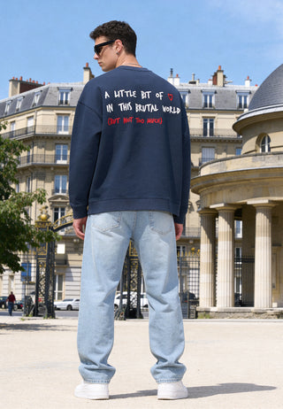 Sweatshirt Oversize Brodé "Brutal"