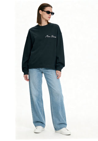 Sweatshirt Oversize Brodé "Brutal"