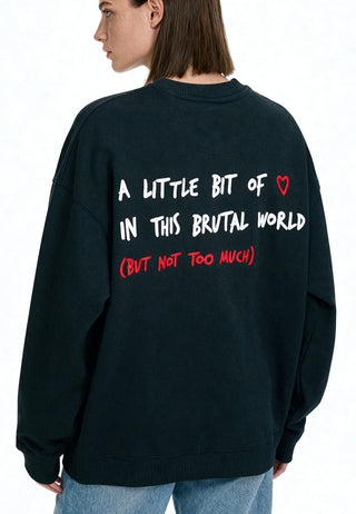 Sweatshirt Oversize Brodé "Brutal"