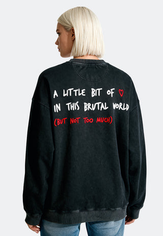 Sweatshirt Oversize Brodé "Brutal"