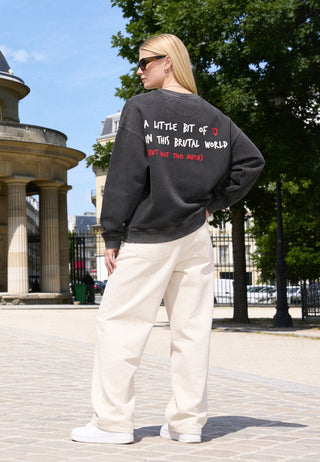 Sweatshirt Oversize Brodé "Brutal"