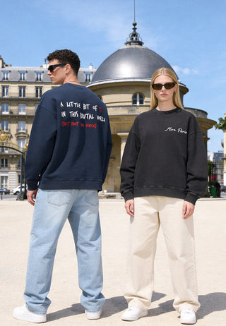 Sweatshirt Oversize Brodé "Brutal"
