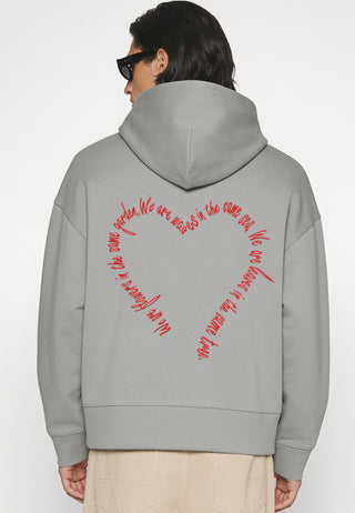 Hoodie Boxy Brodé "Flowers"