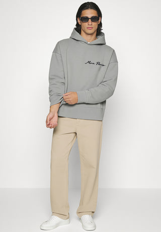 Hoodie Boxy Brodé "Flowers"
