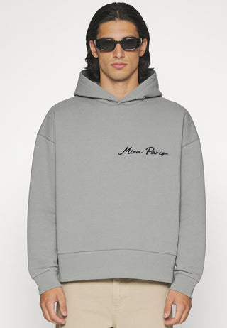 Hoodie Boxy Brodé "Flowers"