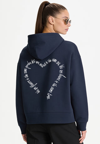 Hoodie Boxy Brodé "Flowers"