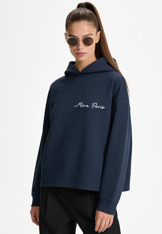 Hoodie Boxy Brodé "Flowers"