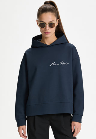 Hoodie Boxy Brodé "Flowers"
