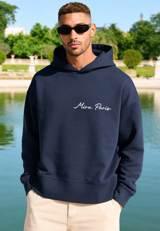 Hoodie Boxy Brodé "Flowers"