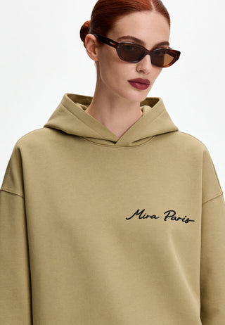 Hoodie Boxy Brodé "Flowers"