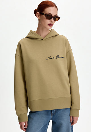 Hoodie Boxy Brodé "Flowers"
