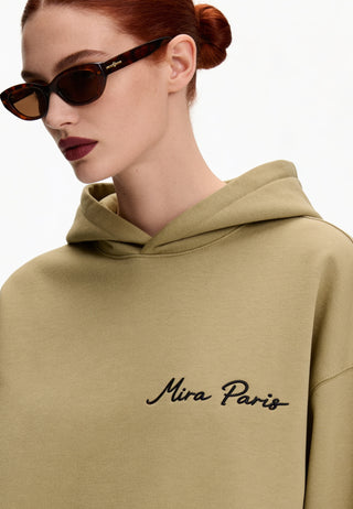 Hoodie Boxy Brodé "Flowers"