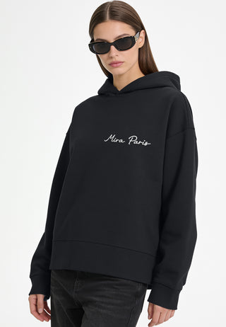 Hoodie Boxy Brodé "Flowers"