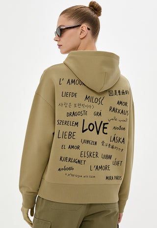 Hoodie Boxy "Universal Love"
