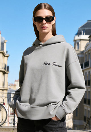 Hoodie Boxy Brodé "Amour"
