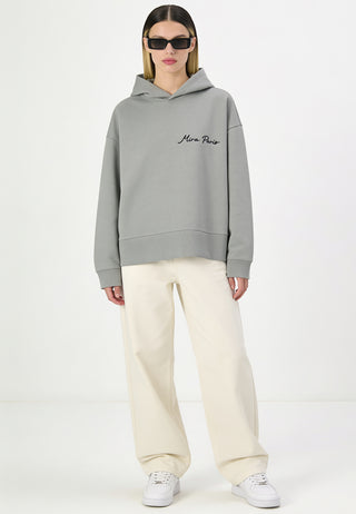 Hoodie Boxy Brodé "Amour"