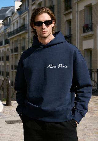 Hoodie Boxy Brodé "Amour"