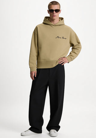 Hoodie Boxy Brodé "Amour"