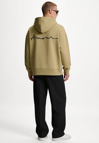 Hoodie Boxy Brodé "Amour"