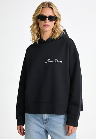 Hoodie Boxy Brodé "Amour"