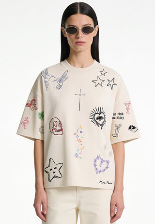 T-shirt Boxy "Flash Tattoo 1"