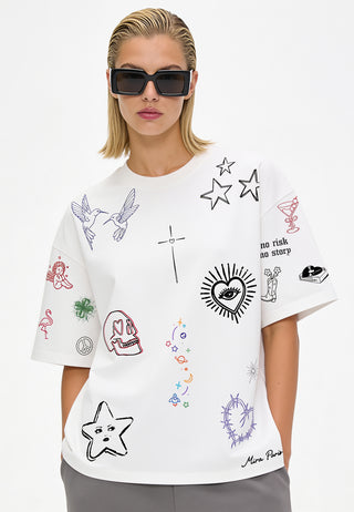 T-shirt Boxy "Flash Tattoo 1"