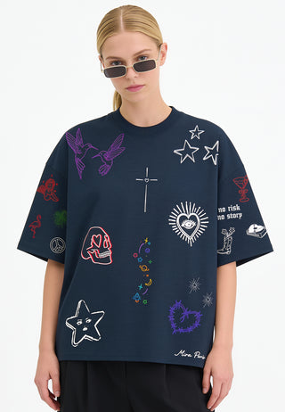 T-shirt Boxy "Flash Tattoo 1"
