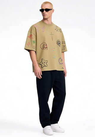 T-shirt Boxy "Flash Tattoo 1"