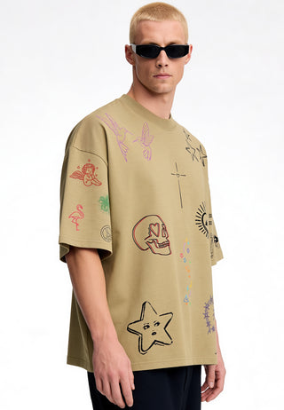 T-shirt Boxy "Flash Tattoo 1"