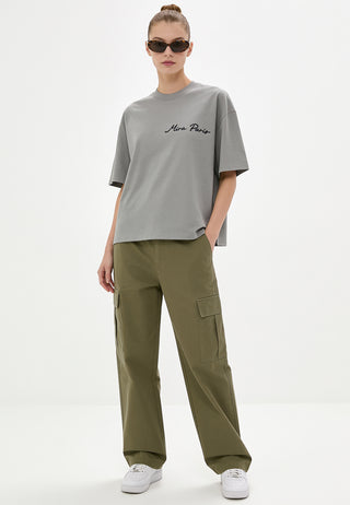 T-shirt Boxy "Life Is Short"