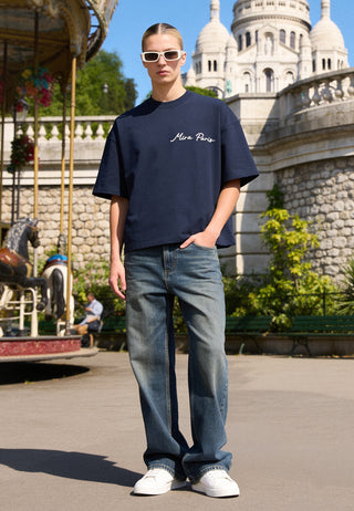 T-shirt Boxy "Life Is Short"