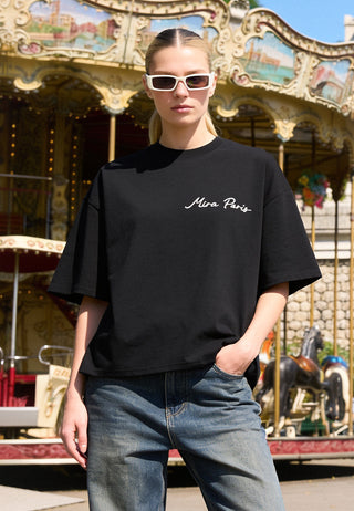 T-shirt Boxy "Life Is Short"
