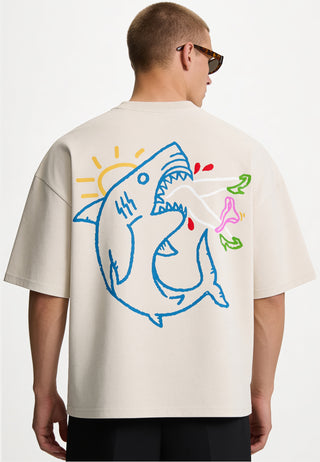 T-shirt Boxy "Shark"